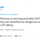 Screenshot of Lufthansa Tweet